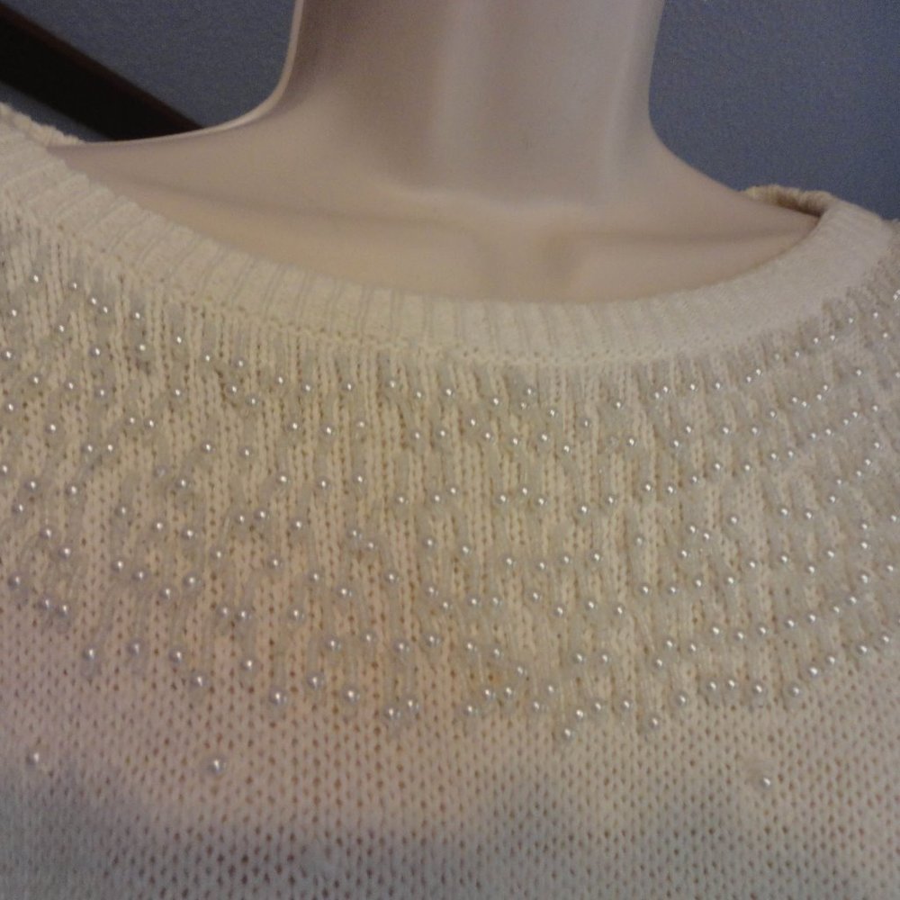 MIDNIGHT BLUES X LG WHITE PEARL-SWEATER